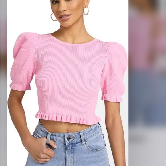 Endless Rose Tops - Endless rose pink tie top